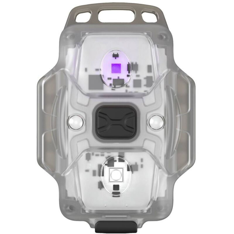 foto del prodotto armytek crystal wuv grey led monocolore torcia tascabile cinturino, interfaccia usb a batteria ricaricabile 150 lm 34