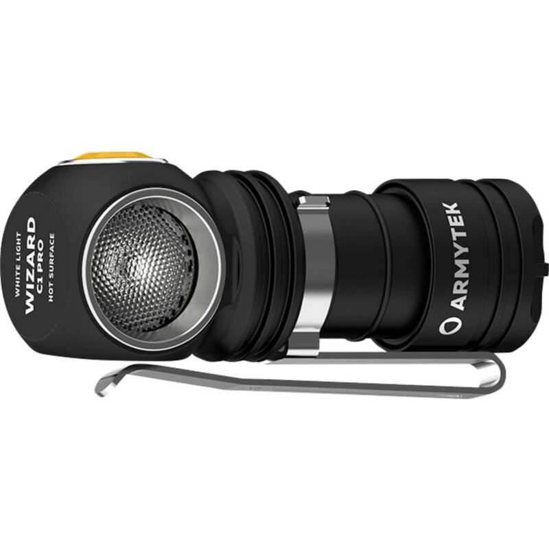 foto del prodotto armytek wizard c1 pro magnet warm led monocolore lampada frontale con supporto magnetico a batteria ricaricabile 1000