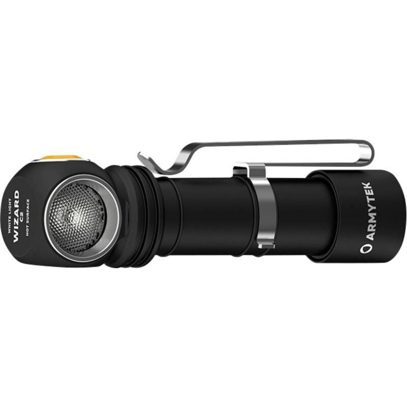 foto del prodotto armytek wizard c2 magnet white led monocolore lampada frontale con supporto magnetico a batteria ricaricabile 1200 lm