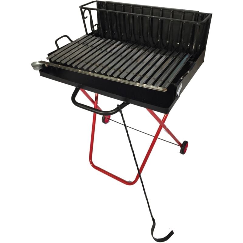 foto del prodotto arnold barbecue a legna pieghevole con griglia 47x50 cm