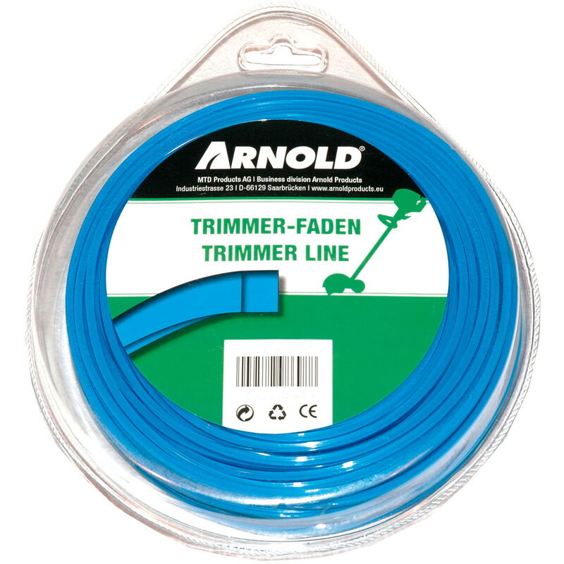 foto del prodotto arnold linea di rifinitura quadrata in nylon da 2,7 mm 56 m