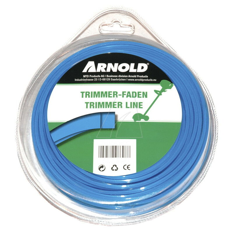 foto del prodotto arnold linea di rifinitura quadrata in nylon da 3,3 mm 40 m