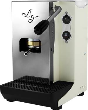 foto del prodotto aroma plus basic macchina da caff cialde 44mm bianco
