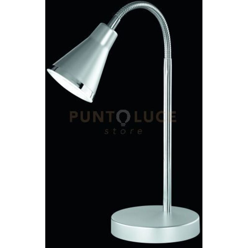 foto del prodotto arras lampada da tavolo led 400lm 3000k 4w c flex colore alluminio cm47cm