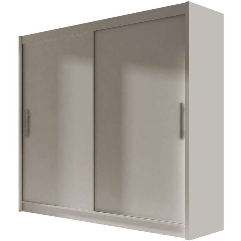 foto del prodotto arredamento1 guardaroba closico 100, cachemire, 215x180x58cm, porte guardaroba scorrevoli, numero di ripiani 0, led senza