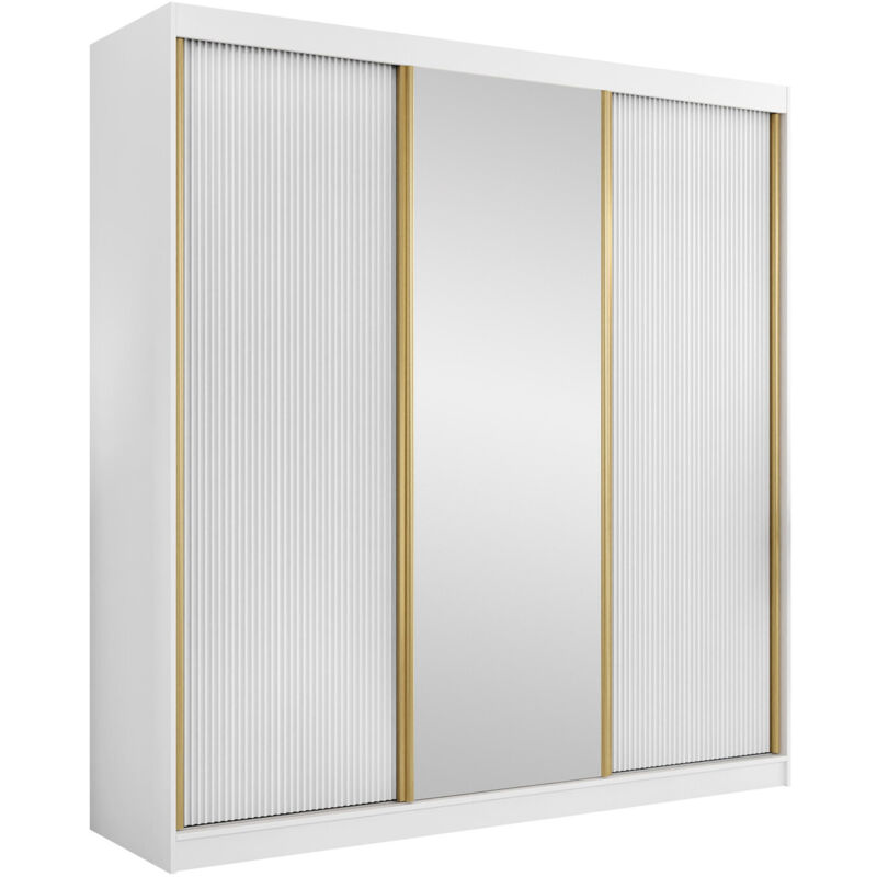 foto del prodotto arredamento1 guardaroba comfivo larmire 112 , 216x200x60cm, porte guardaroba scorrevoli, numero di ripiani 0