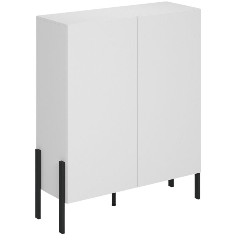 foto del prodotto arredamento1 madia etsore 103, bianco, 135x114cm, il numero di porte 040cm, truciolare laminato