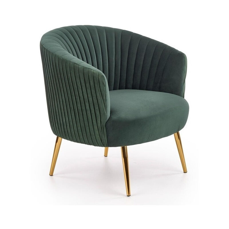 foto del prodotto arredamento1 poltrona houston 824, verde scuro, 80x78x72cm, arazzo, gambe metallo, 0