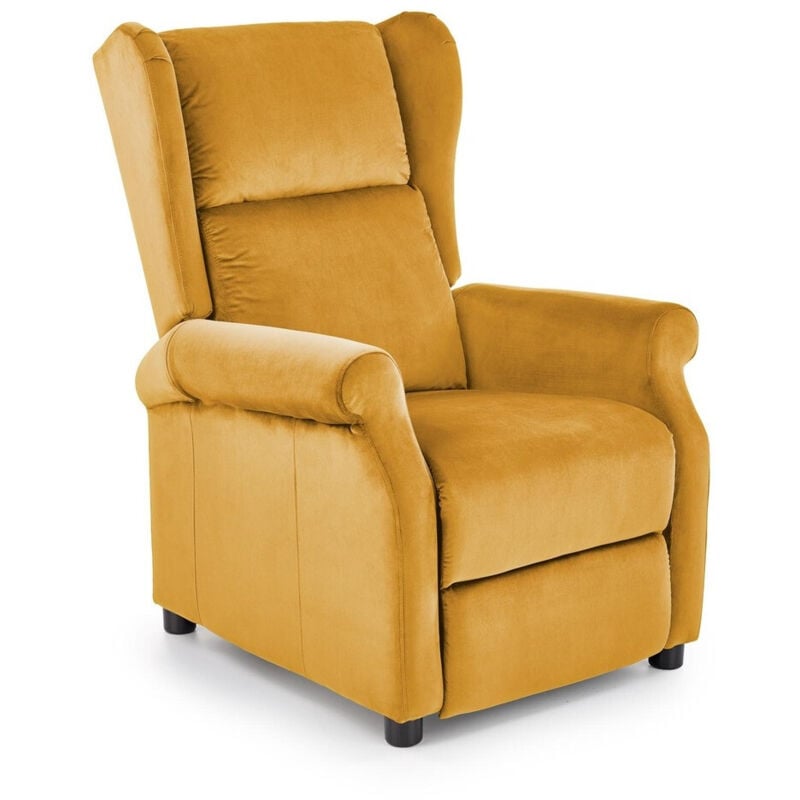 foto del prodotto arredamento1 poltrona regolabile houston 878, giallo, 83x75x92cm, arazzo