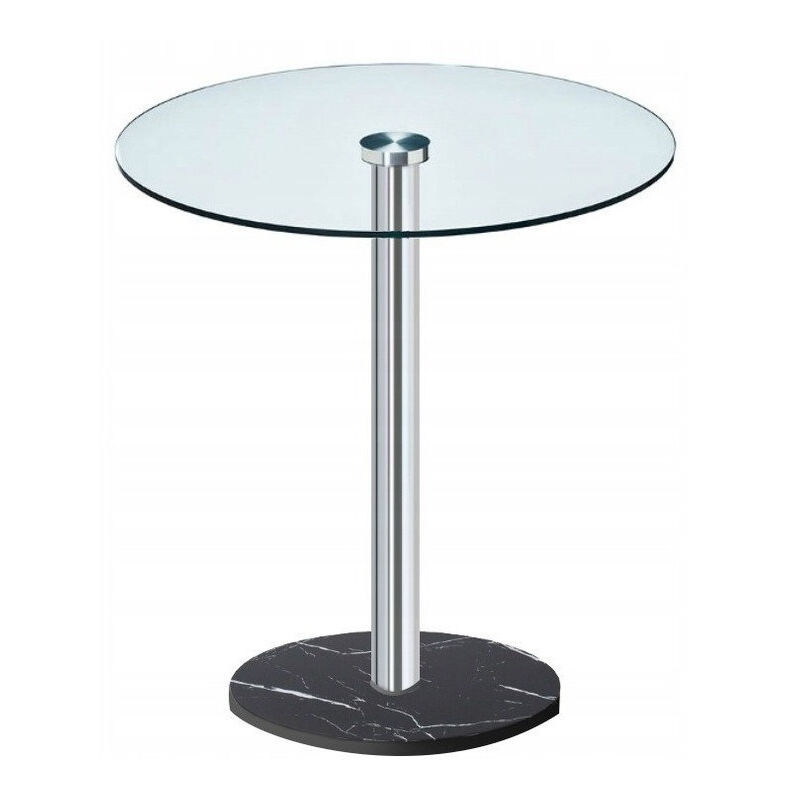 foto del prodotto arredamento1 tavolo houston 117 , 74x0x0cm, senza, vetro temperato, metallo