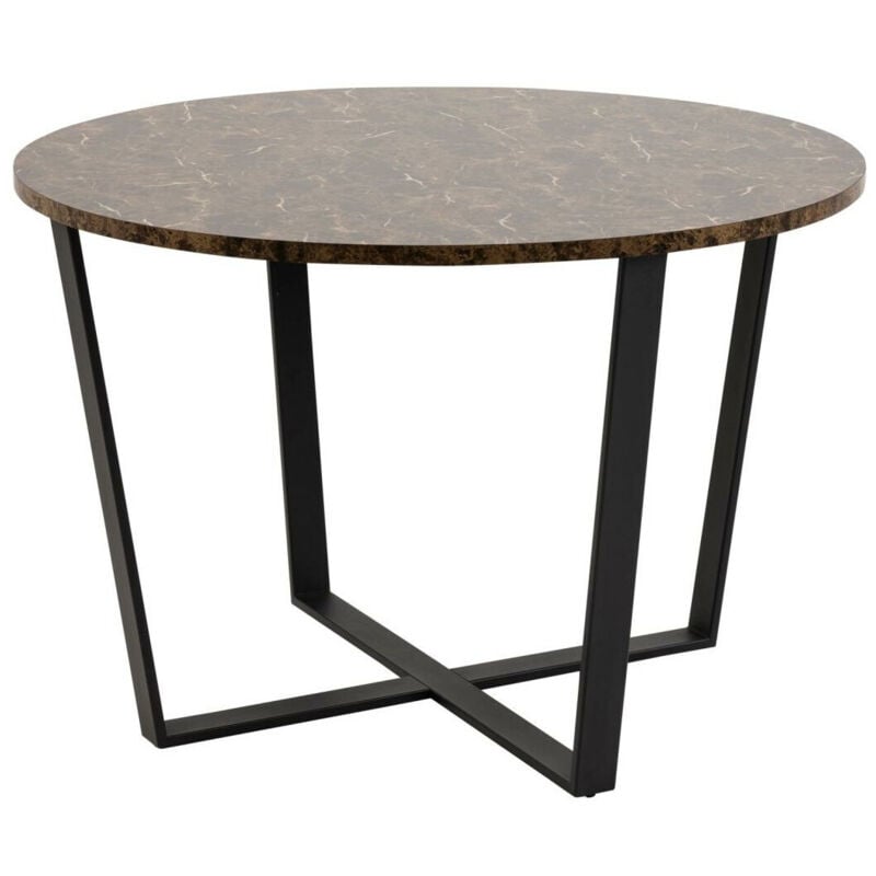 foto del prodotto arredamento1 tavolo norsica 309, marmo marrone nero, 75x0x0cm, senza, pannello di fibra a media densit , metallo