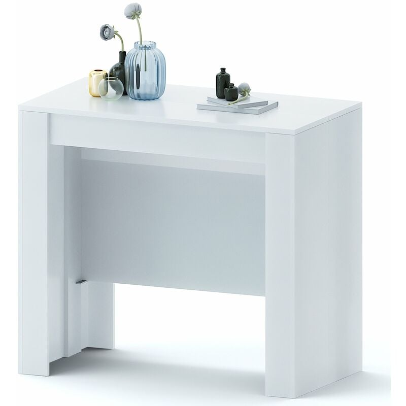 foto del prodotto arreditaly tavolo consolle allungabile oslo plus fino a 3 metri, tavolo 14 posti salvaspazio multiposizione, design moderno ed elegante, consolle