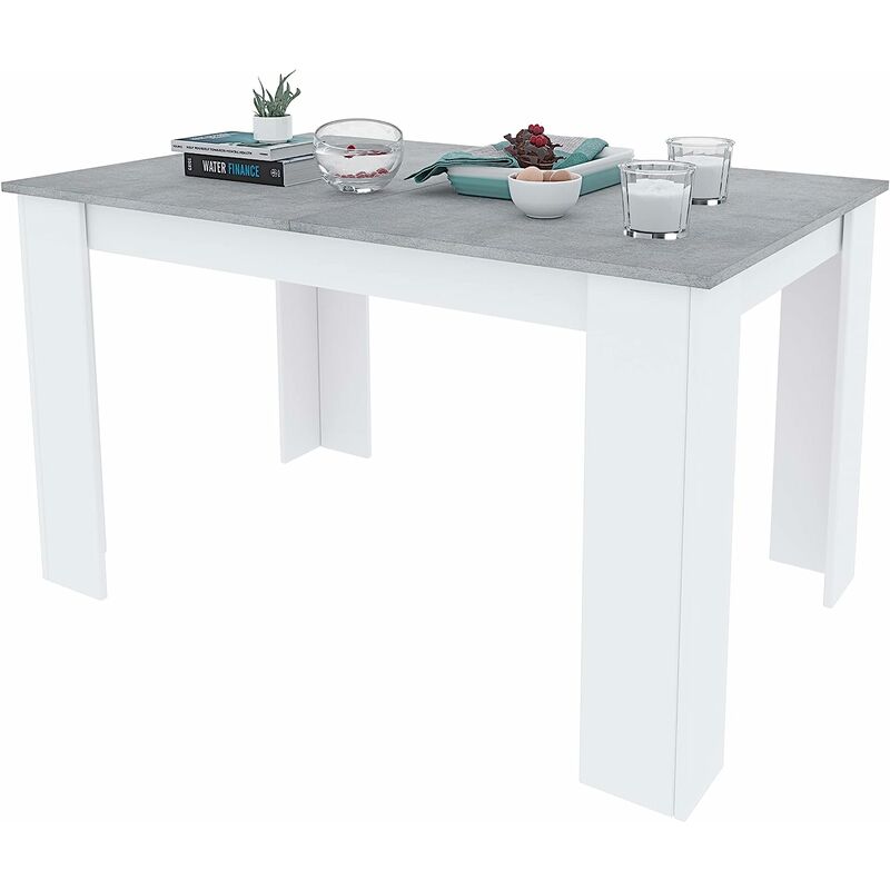 foto del prodotto arreditaly tavolo da pranzo allungabile fino a 190 cm in legno toledo tavolino consolle estensibile salotto salone sala pranzo design moderno