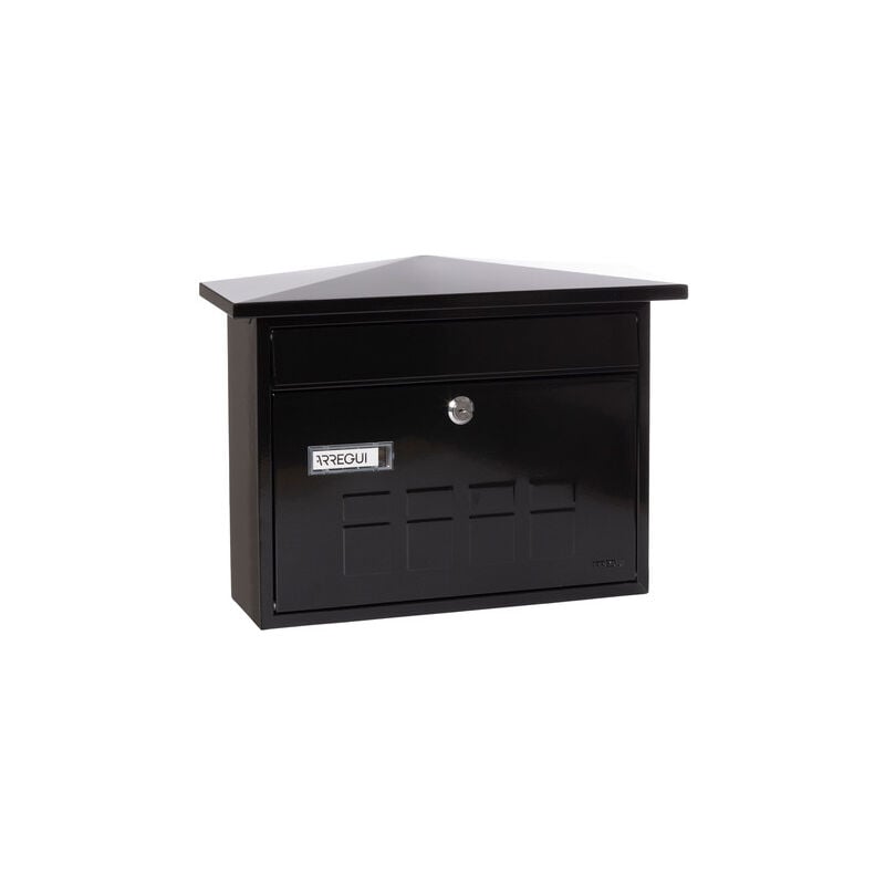 foto del prodotto arregui deco e5704 cassetta postale individuale in acciaio, cassetta della posta da parete, fondo stretto, dimensione m din a4 e riviste , facile