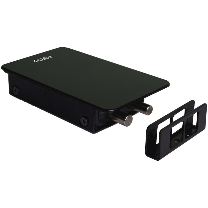 foto del prodotto arregui kamo serratura di sicurezza invisibile per porta con controllo smartphone, antifurto, serratura elettronica per porta con bluetooth nero