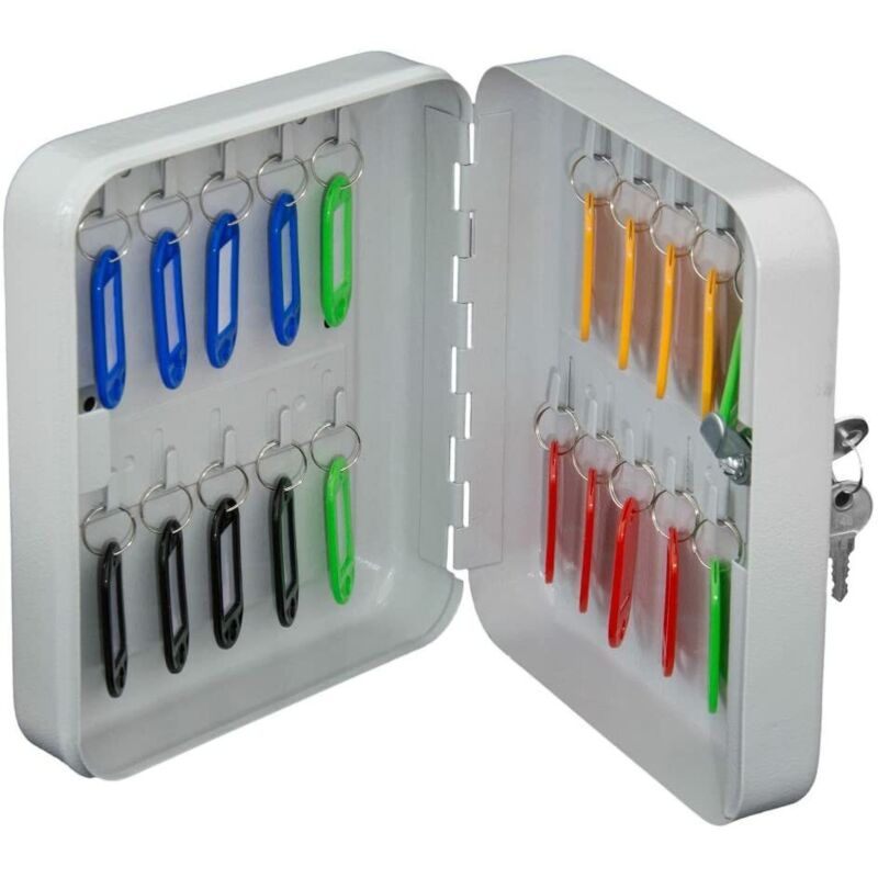 foto del prodotto arregui pll20 cassetta portachiavi con ganci fissi 20 chiavi cassetta di sicurezza per chiavi da muro appendichiavi da parete portachiavi inclusi