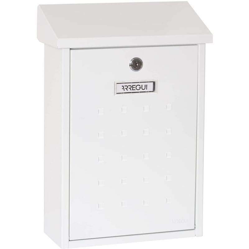 foto del prodotto arregui premium e5601 cassetta postale individuale in acciaio, cassetta della posta da parete, dimensione m din a4 e riviste , facile da montare,