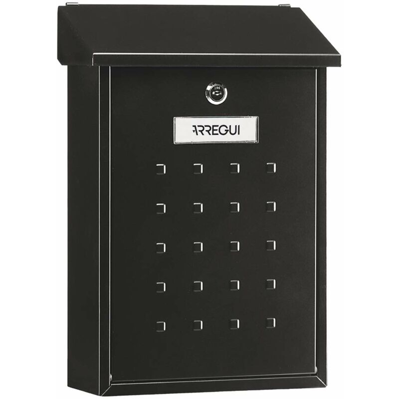 foto del prodotto arregui premium e5604 cassetta postale individuale in acciaio, cassetta della posta da parete, dimensione m din a4 e riviste , facile da montare,