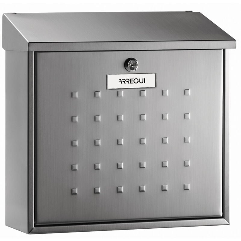 foto del prodotto arregui premium maxi e5617 cassetta postale individuale in acciaio, di grandi dimensioni, cassetta della posta da parete, dimensione l riviste e