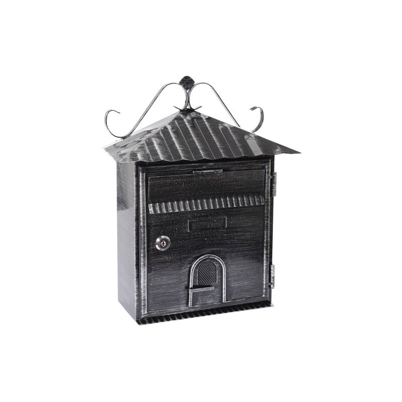 foto del prodotto arregui rustica d 2204 cassetta postale individuale in metallo di stile rustico, cassetta della posta da parete, decorativo, dimensione s din a5 ,