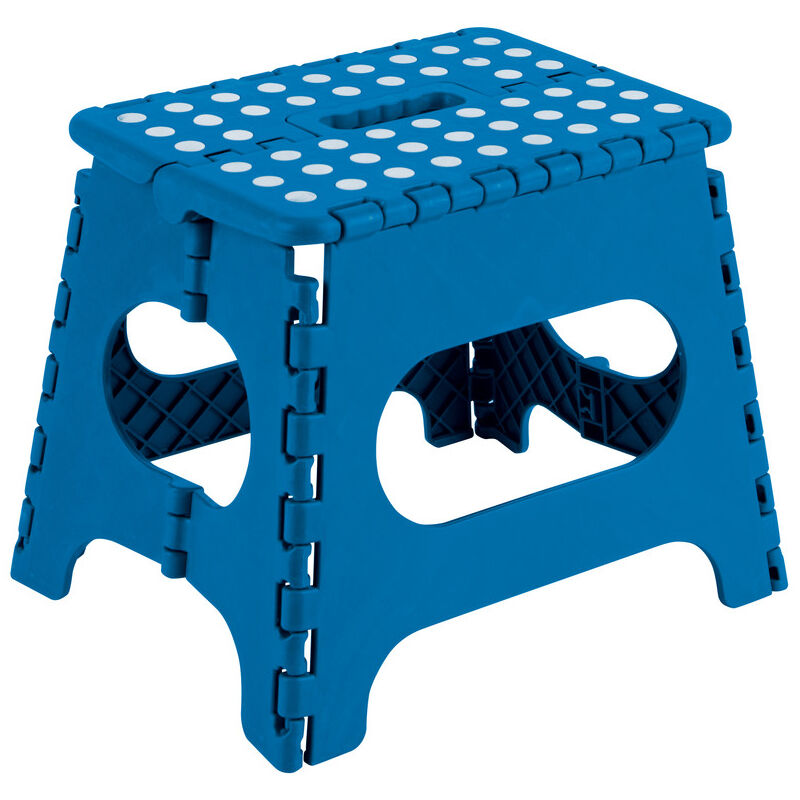 foto del prodotto arregui sgabello pieghevole multiuso, 27 cm di altezza, blu tb 027 a