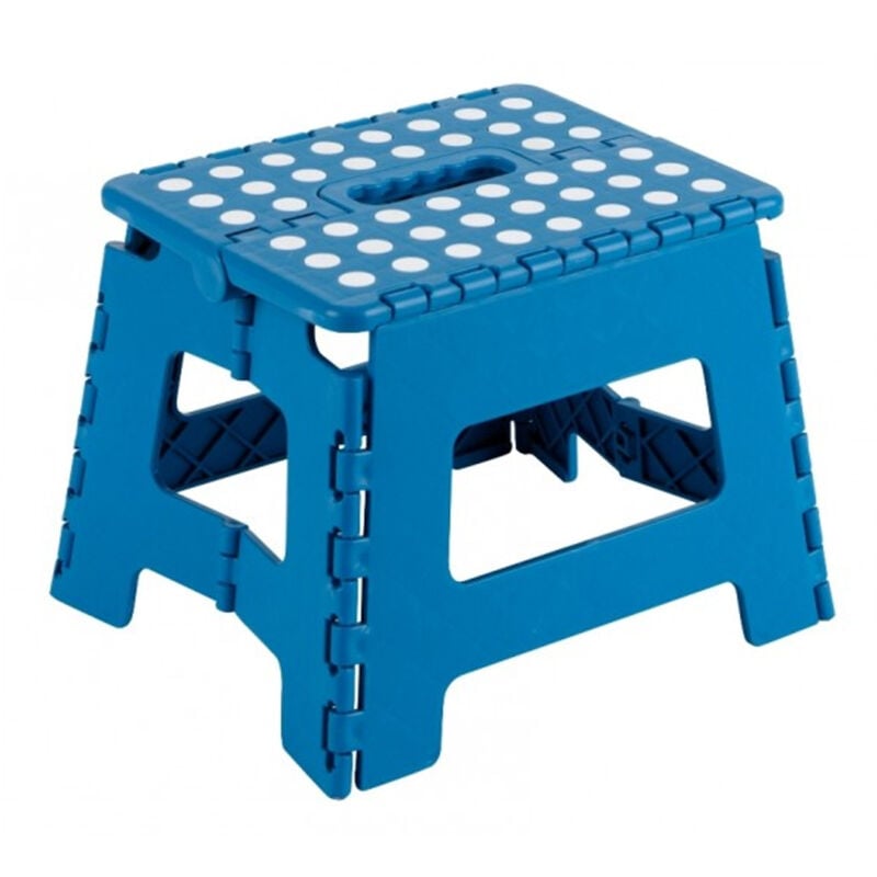 foto del prodotto arregui sgabello pieghevole salvaspazio blu 29x22x32 cm tb 032 a