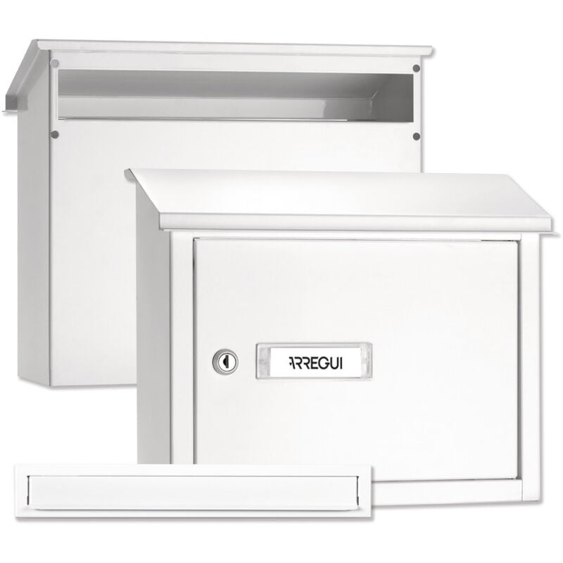 foto del prodotto arregui v4081 pack maxi copri fessura cassetta postale in acciaio per porte o cancelli esterni, cassetta postale da esterno, cassetta postale