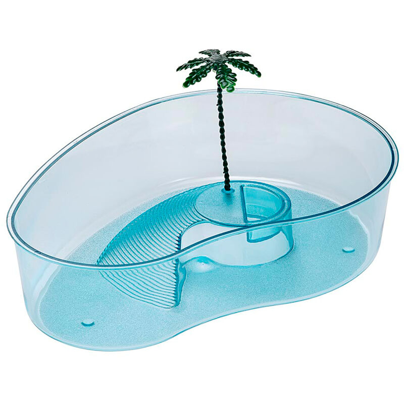 foto del prodotto arricot vaschetta di plastica per piccole tartarughe. variante arricot misure 31 x 22 x h 7.5 cm ferplast