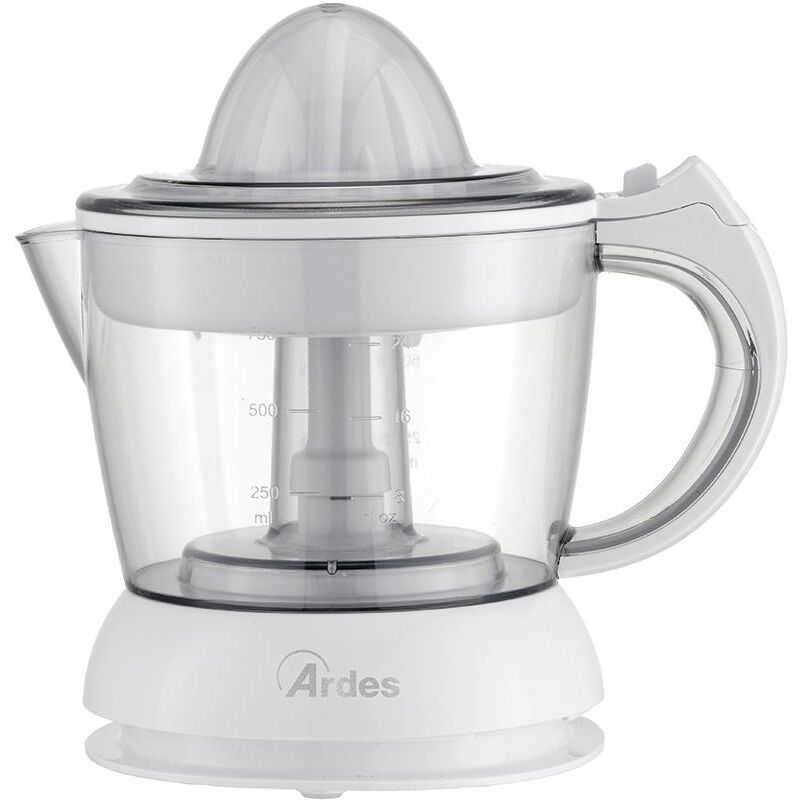 foto del prodotto arspre02 spremiagrumi elettrico 0,75 l 25 w trasparente, bianco ardes