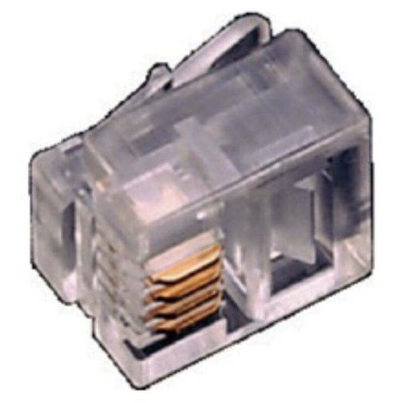 foto del prodotto art 22.280 spina modulare plug 4 4c per telefono impianti telefonici fme
