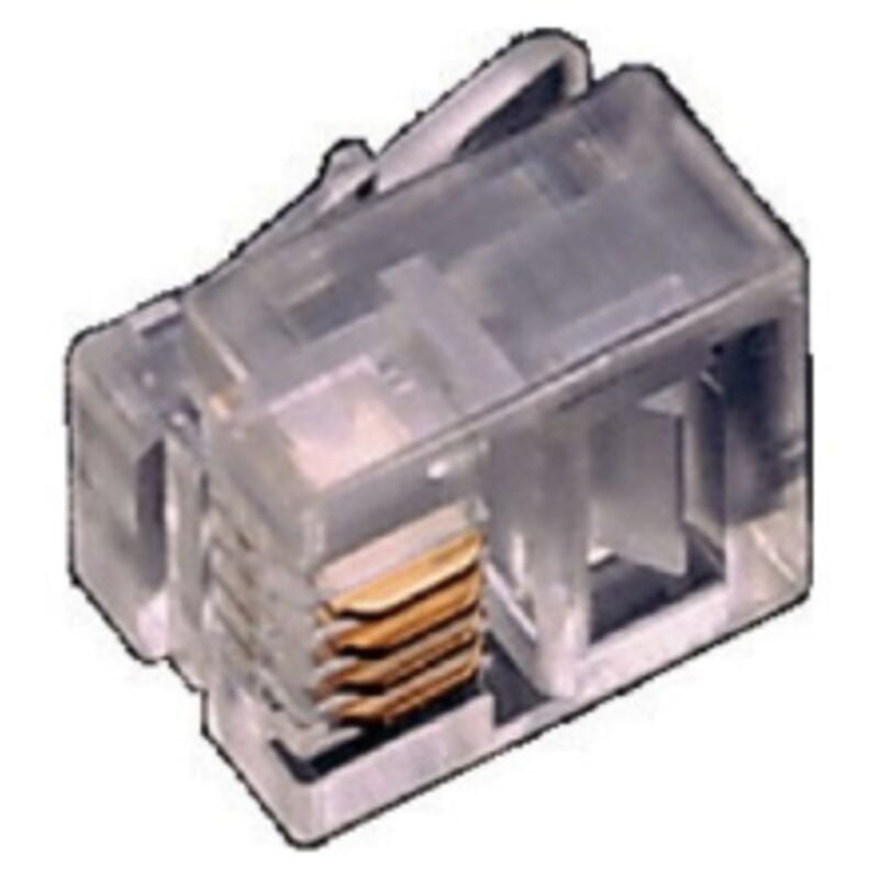 foto del prodotto art 22.290 spina modulare plug 6 4c per telefono impianti telefonici fme