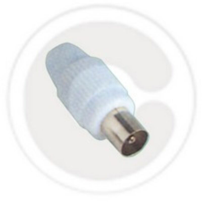 foto del prodotto art 32.000 spina coassiale diritta per cavo tv televisione 7 mm fme
