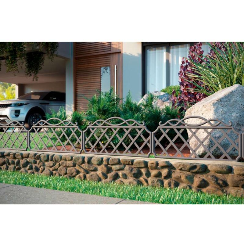 foto del prodotto art plast bordure decorative da giardino antracite 795x40xh298 mm
