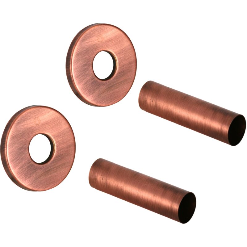 foto del prodotto arteclima kit coprimuro in ottone per valvole termoarredo 12 16 in colore rame 3181870mr rame