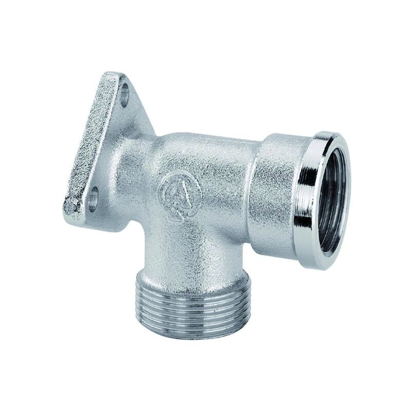 foto del prodotto arteclima - raccordo curvo femmina in ottone cromato flangiato 1 2' m 24x19 s.r.l.