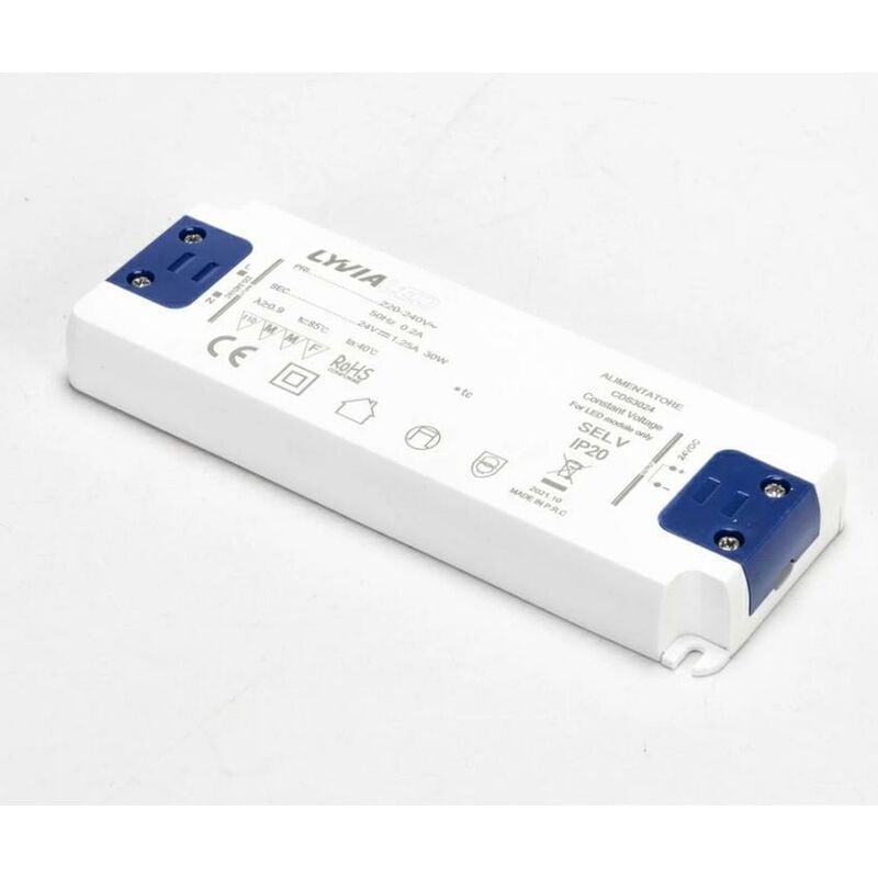 foto del prodotto arteleta alimentatore compatto per strisce led slim 24v 30w
