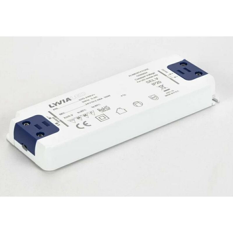 foto del prodotto arteleta alimentatore compatto slim 24v 50w per interno cds5024