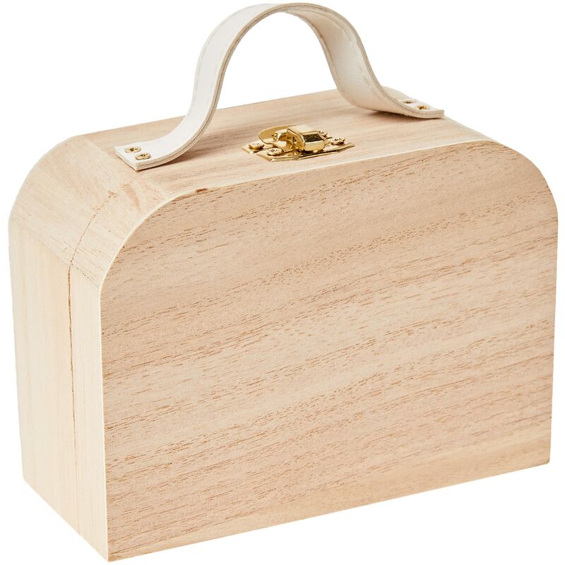 foto del prodotto artemio 13 x 95 x 6 cm in legno valigie per bambini, beige