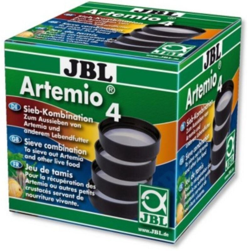 foto del prodotto artemio 4 set di setacci circolari con maglie diverse per la raccolta dei nauplii di artemie pezzi 4 jbl