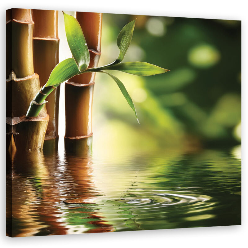 foto del prodotto artgeist quadro su tela, bamb zen 30x30