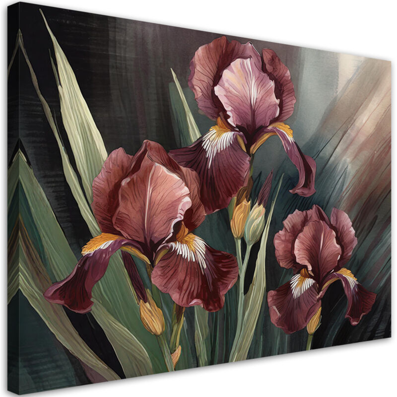 foto del prodotto artgeist quadro su tela, fiori botanici 100x70