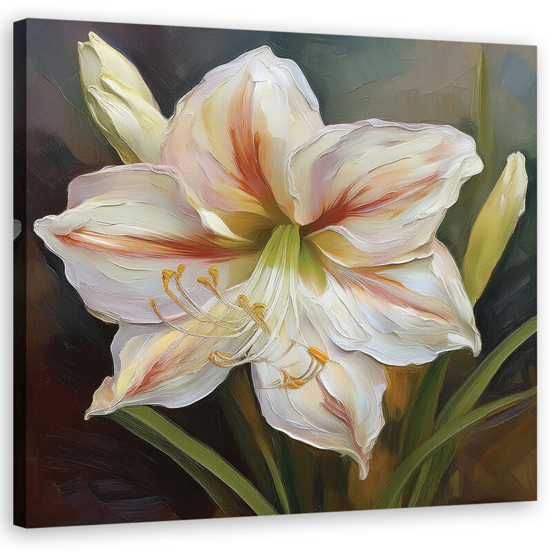 foto del prodotto artgeist quadro su tela, gigli botanici 30x30