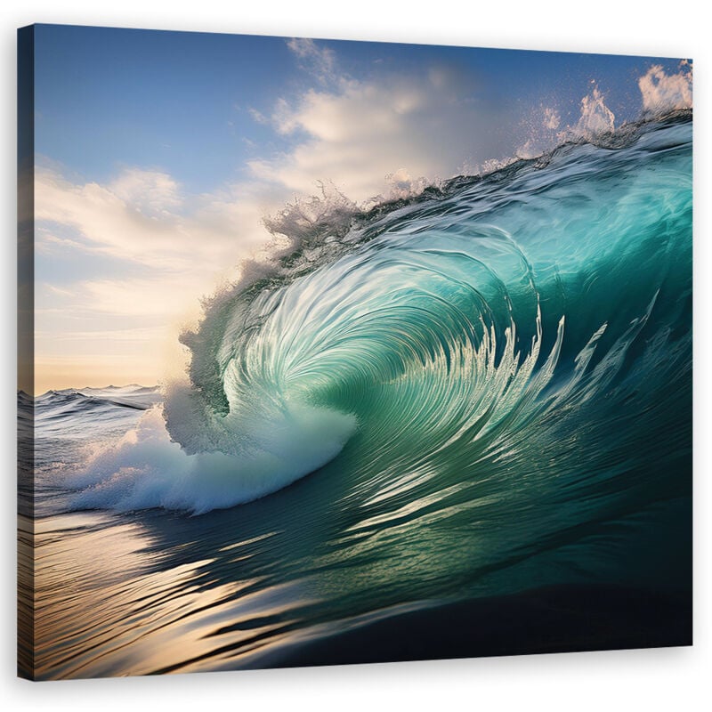 foto del prodotto artgeist quadro su tela, onda mare acqua natura 30x30