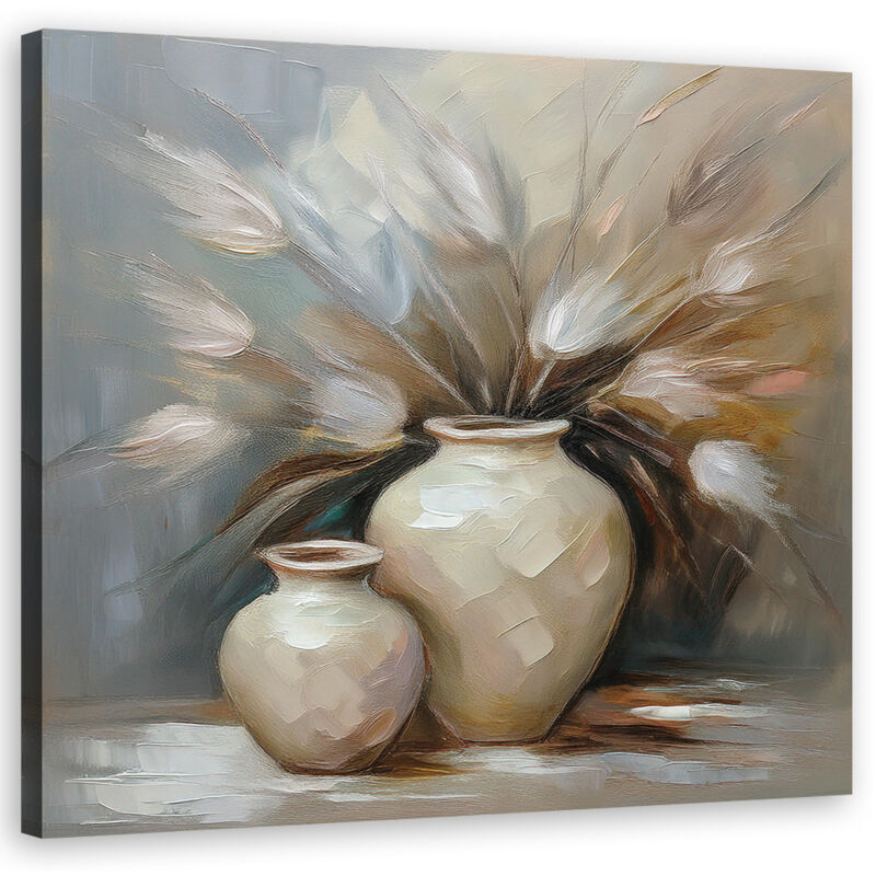 foto del prodotto artgeist quadro su tela, vaso vintage per la natura morta 40x40