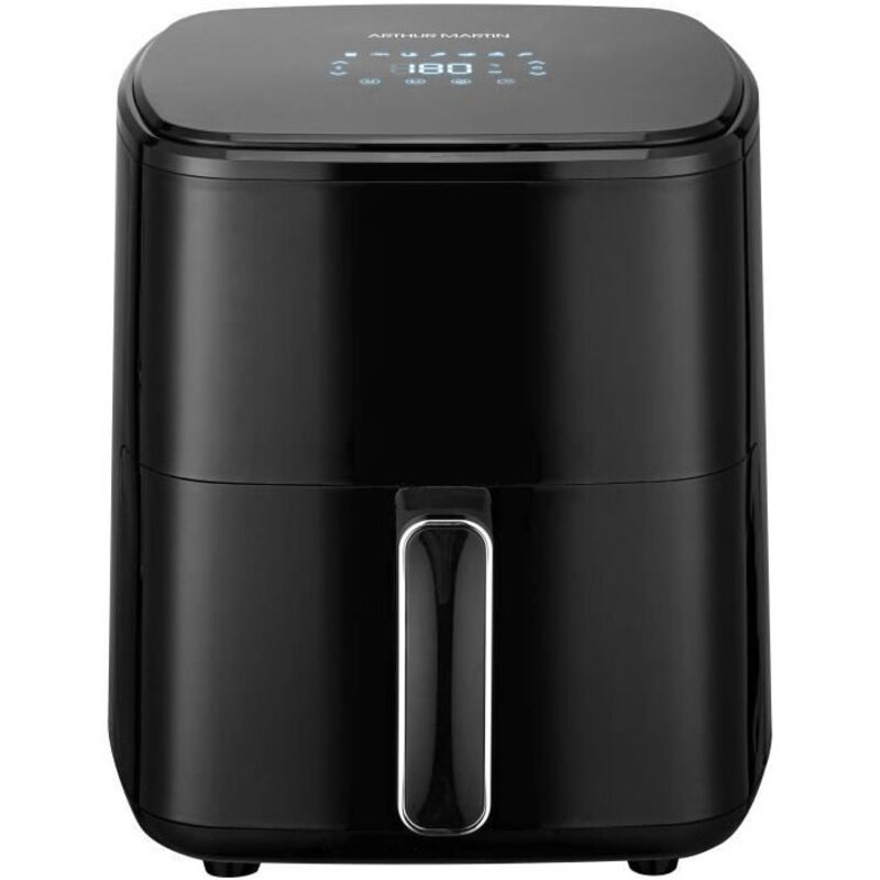 foto del prodotto arthur martin friggitrice senza olio airfryer 5 l 1400 w schermo tattile 7 impostazioni di cottura nero