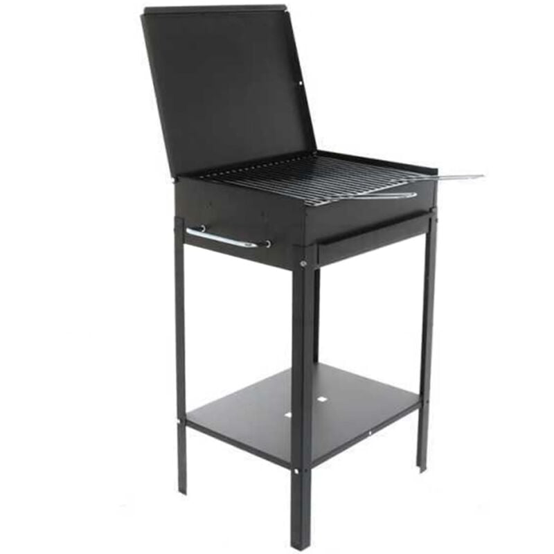 foto del prodotto artigianferro barbecue a carbone in ferro stromboli 60x40x78h bbq artigianale