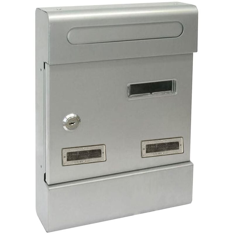 foto del prodotto artigianferro cassetta postale, casellario condominiale componibile per esterno in acciaio made in italy silver