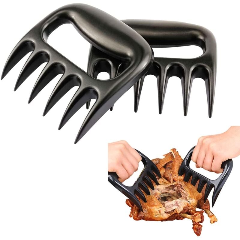 foto del prodotto artigli per carne, artigli per barbecue, artigli per barbecue, artigli per carne, artigli per carne per sminuzzare e mescolare, per sminuzzare maiale