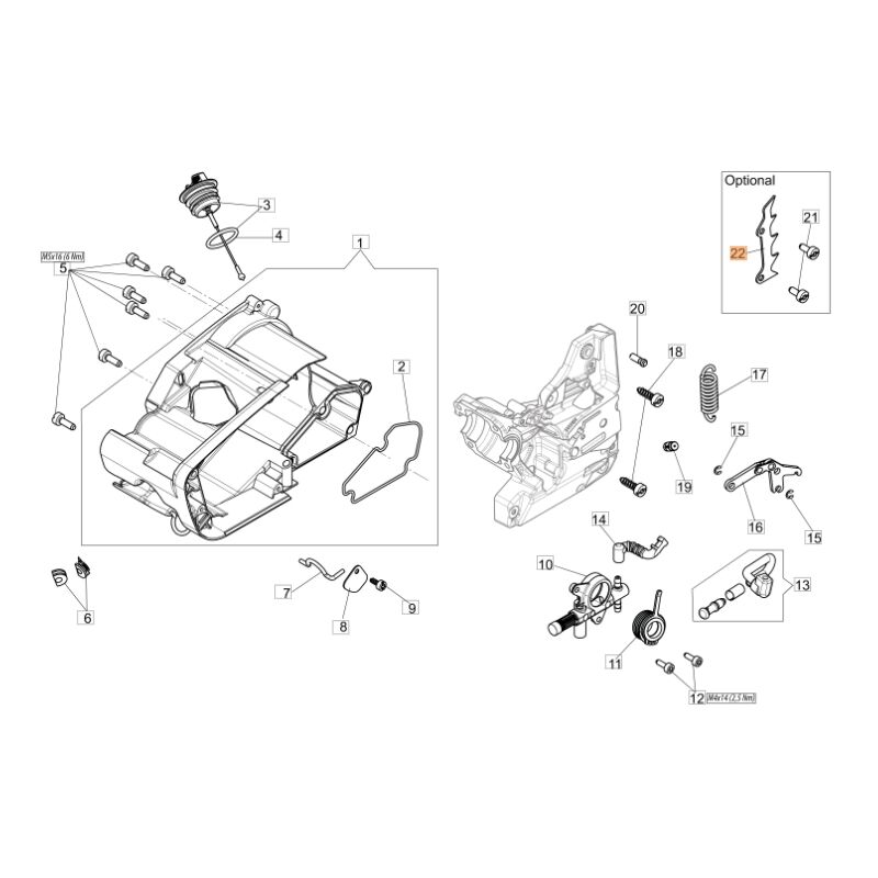 foto del prodotto artiglio originale oleomac per motosega gst 360 50270027r