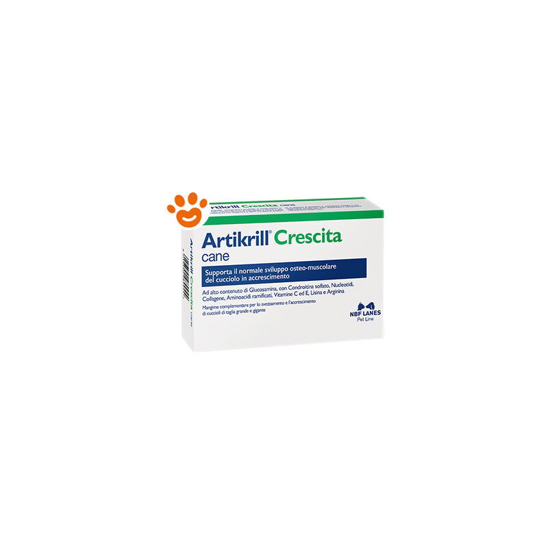 foto del prodotto artikrill crescita cane 60 compresse